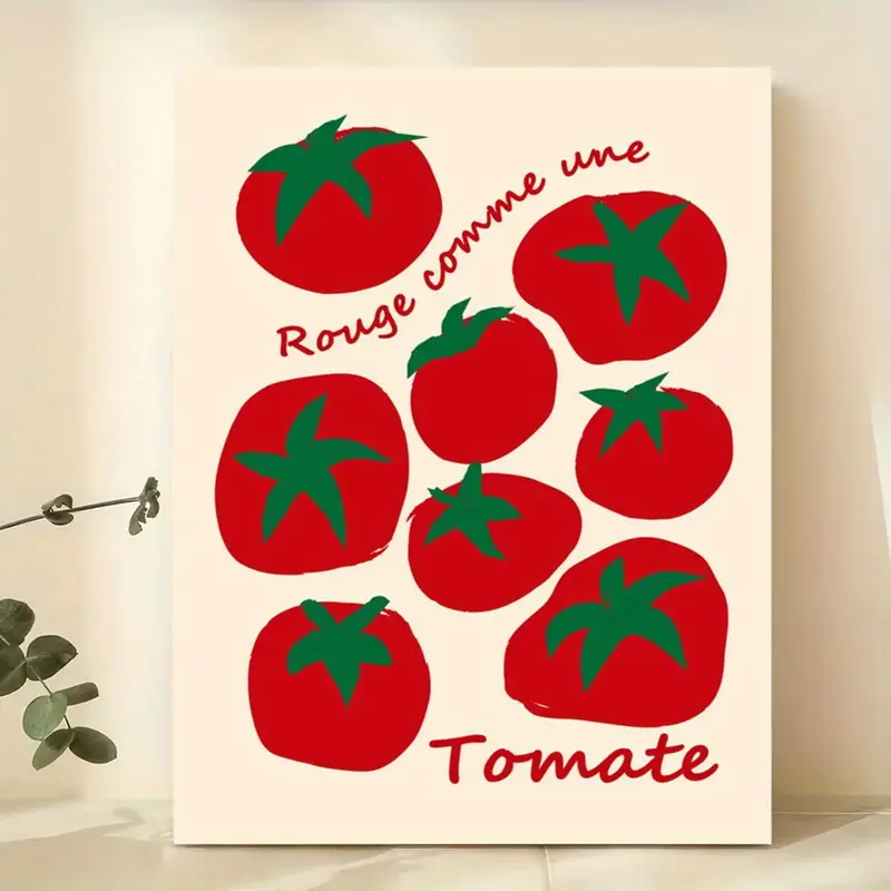 Photography Interior - Modern Colorful Red Tomatoes Wall Art