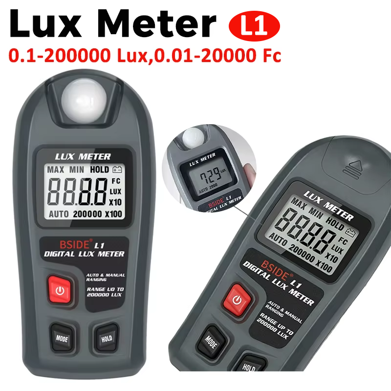 Photography Ratio - L1 Digital Lux Meter Illuminometer Lux