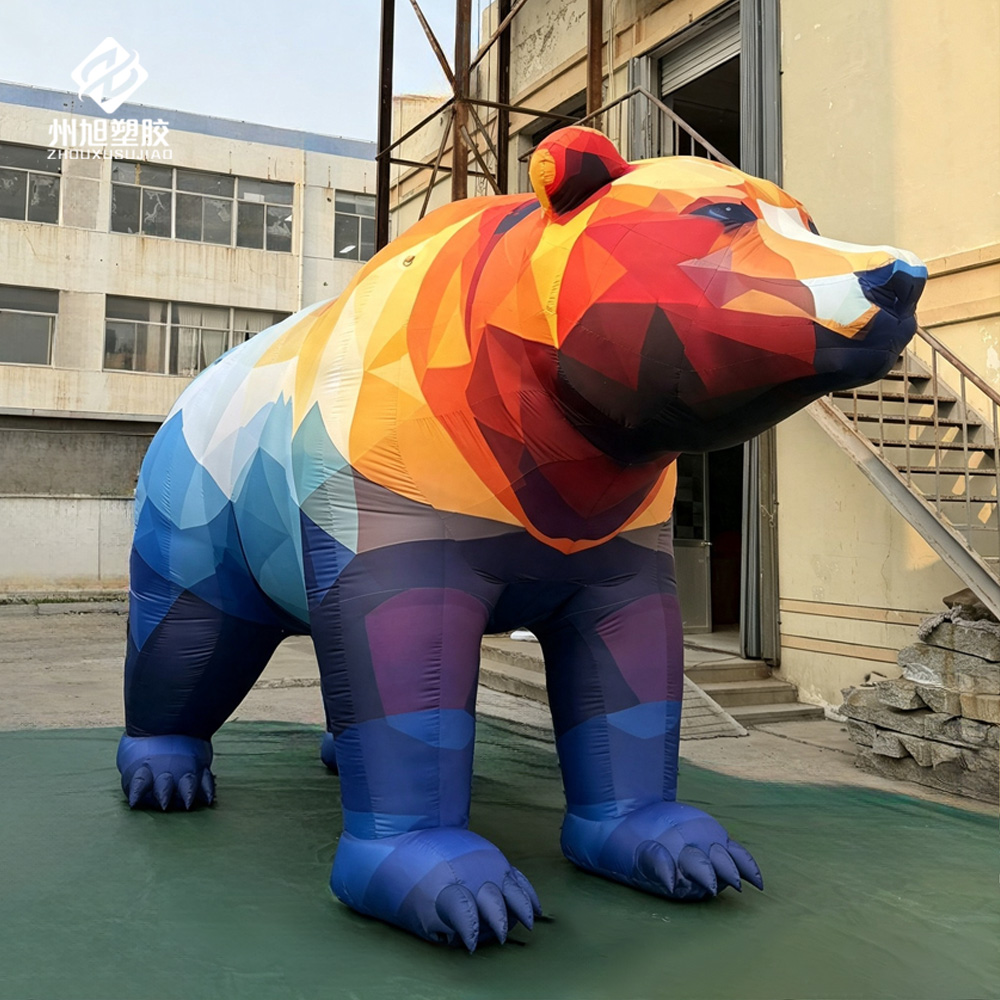 Photography Zoo - Inflatable bear, used for outdoor decoration,
