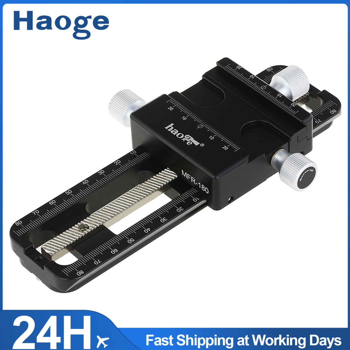 Photography Close Up - Haoge Macro Focusing Rail Slider for