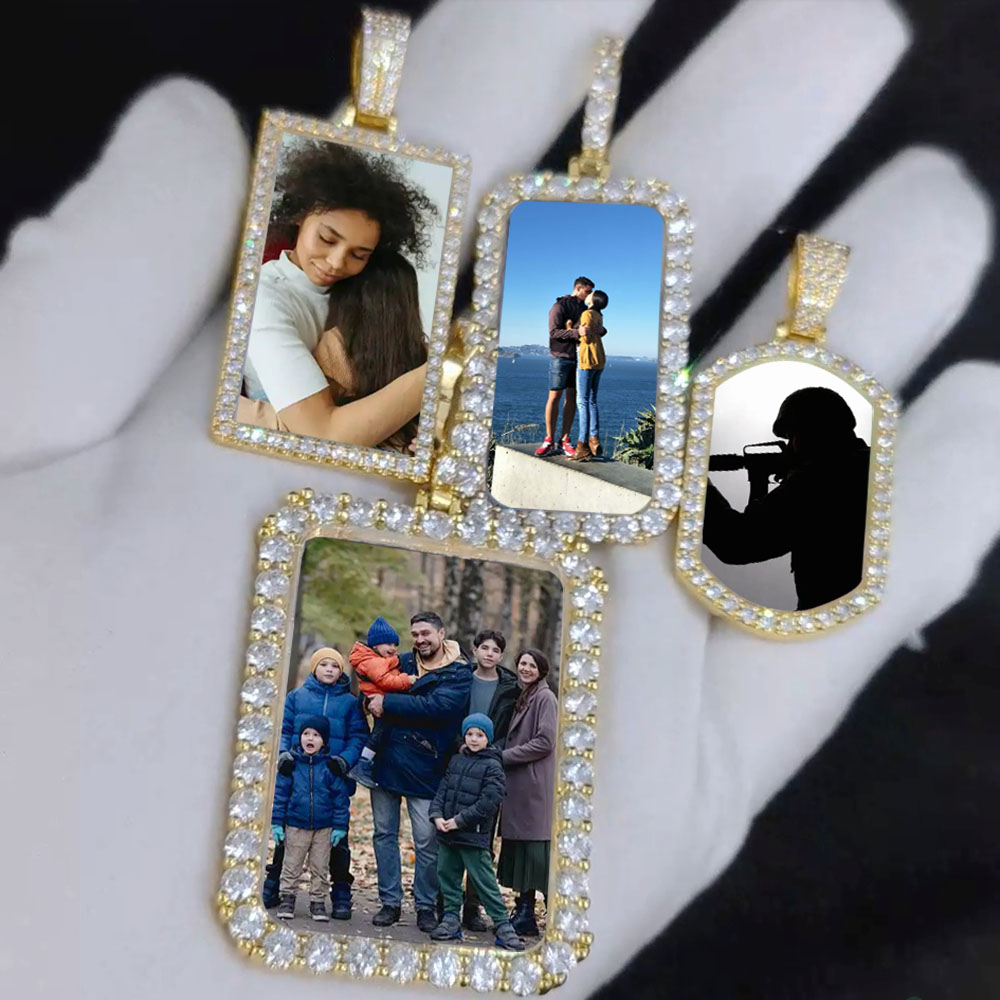 Photography Definition - 18K Gold Plating Personalized Photo Pendant
