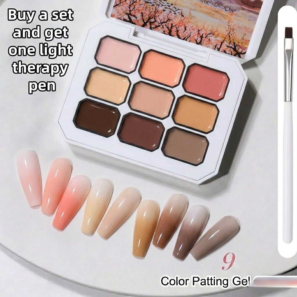 Photography Technique - 9 Colors Nude Milk Tea Solid