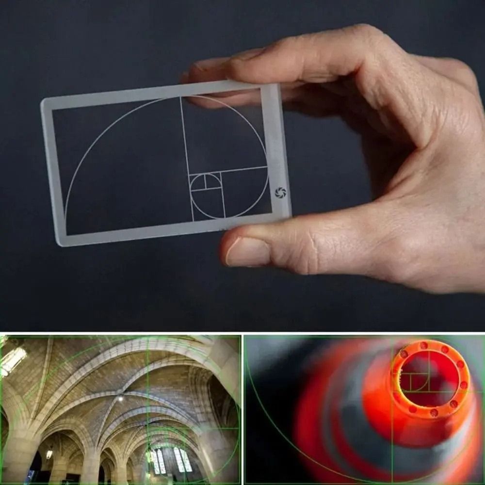 Photography Ratio - Viewfinder Ruler Golden Ratio Ruler Clear