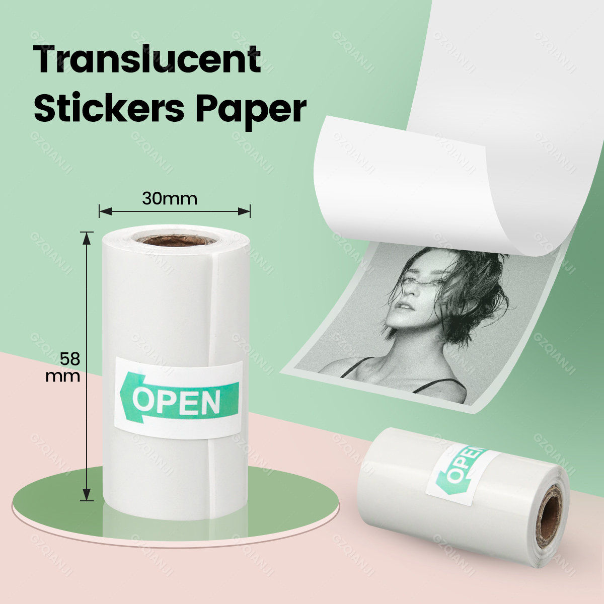 57MM X 30MM Adhesive Transpare - đánh giá và giá Photography Paper