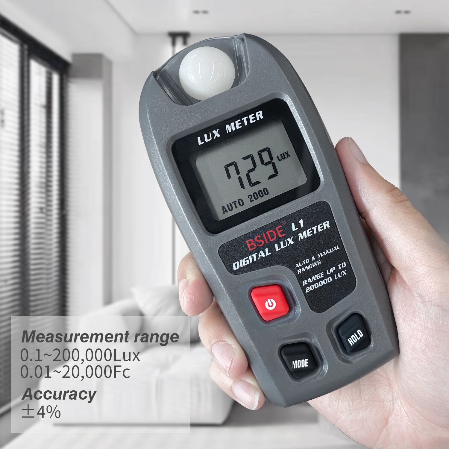 BSIDE L1 Light Meter Digital I - đánh giá và giá Photography Ratio