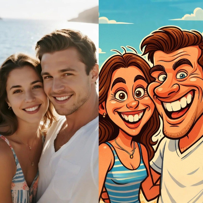 Custom Family Cartoon Poster F - đánh giá và giá Photography Poster