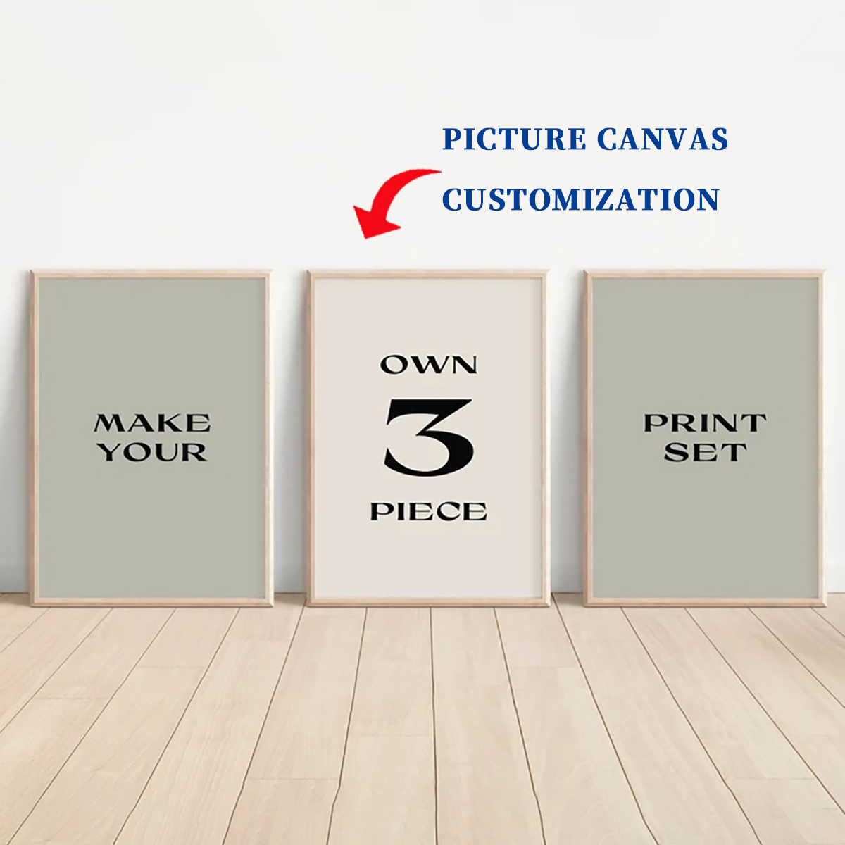 3pcs unframe custom canvas pos - đánh giá và giá Photography Poster