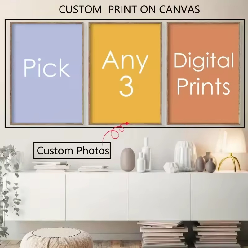 3pcs unframe custom canvas pos - đánh giá và giá Photography Poster