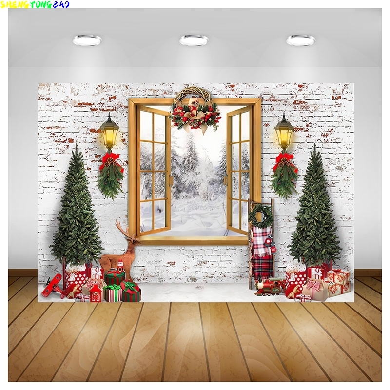 Vinyl Custom Christmas Tree Wi - đánh giá và giá Photography Backdrop Muslin