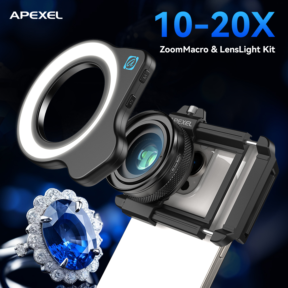 APEXEL 10-20X Adjustable Zoom  - đánh giá và giá Photography Close Up