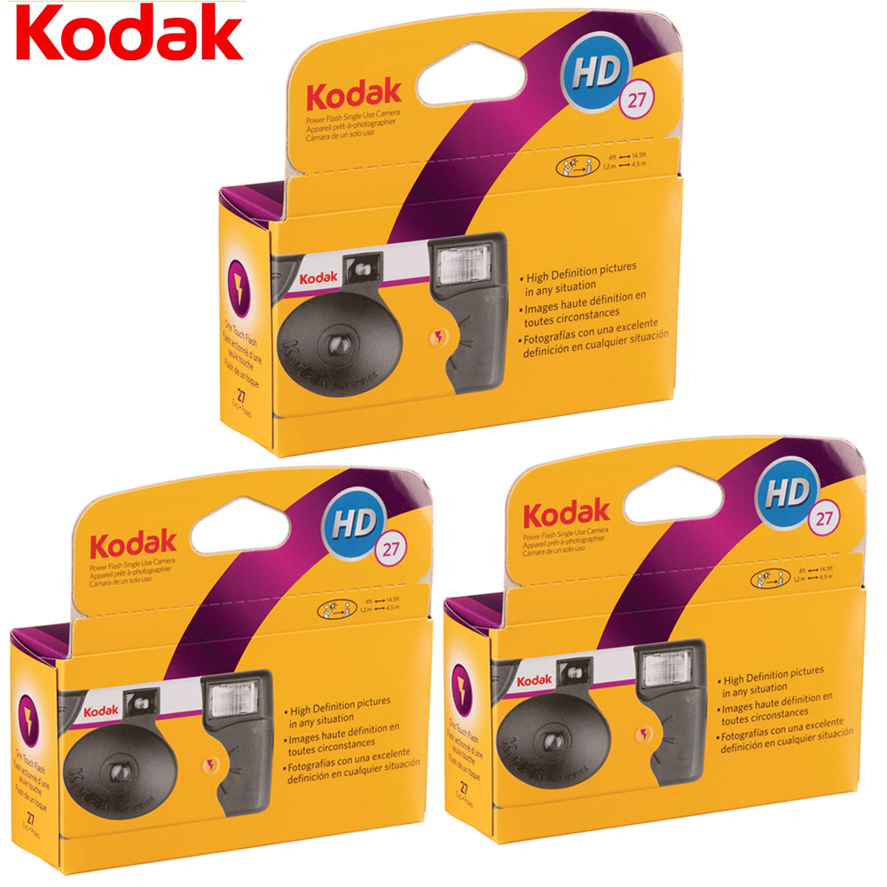 Disposable Film Camera Kodak 8 - đánh giá và giá Photography Close Up
