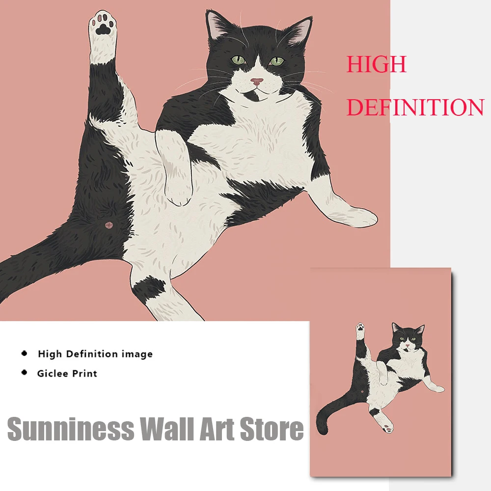 Funny Wine Black Cat Wall Art  - đánh giá và giá Photography Duck