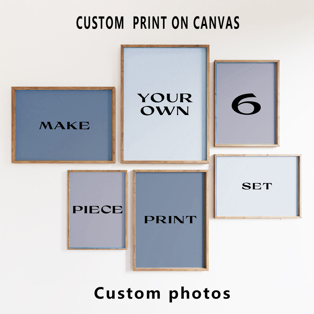 6pcs/set Custom Canvas Prints  - đánh giá và giá Photography Poster